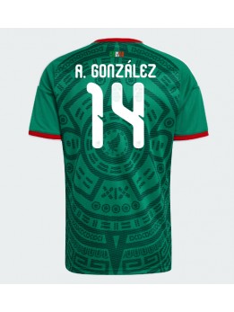Billige Mexico Armando Gonzalez #14 Hjemmedrakt VM 2026 Kortermet